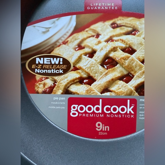 BNWT Good Cook Premium Nonstick 9 inch/22 cm Pie Pan - Picture 2 of 5